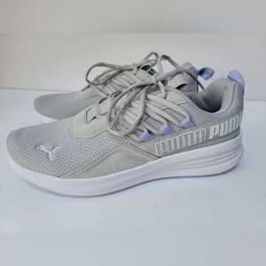Puma Gray and White Athletic Shoes